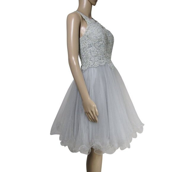 MAY QUEEN COUTURE 4 Beaded FAIRY Prom Homecoming Tulle Princess Ariana Dress - Picture 4 of 9